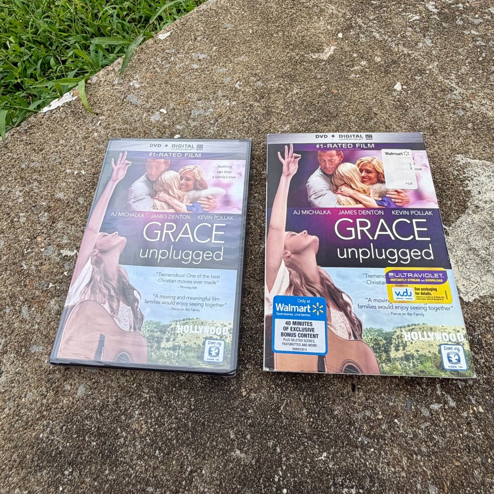 Grace Unplugged DVD Walmart Exclusive Bonus Content AJ Michalka James Denton New